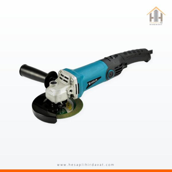 Assur ASR301 Avuç Taşlama Makinesi 1200 W 125 mm Devir Ayarlı Uzun Kuyruk
