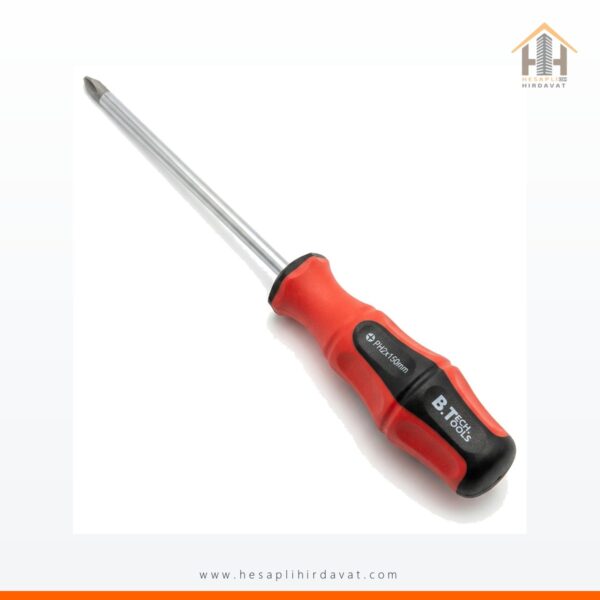 B-Tech Yıldız Tornavida PH2 x 150 mm Kırmızı Saplı