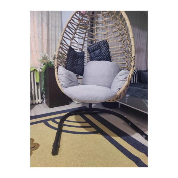 Bahçe Balkon Salıncağı Kaymaz aparat 4 lü