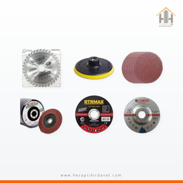 Bay-Tec 5'li Taşlama Disk Seti Elmas Sunta Ahşap Metal Kesici ve Zımpara