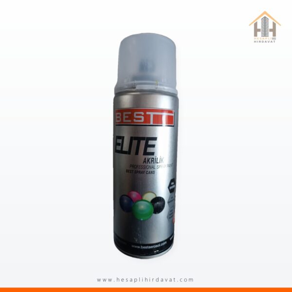 Best Elite Akrilik Sprey Boya RAL 9006 Metalik Gri