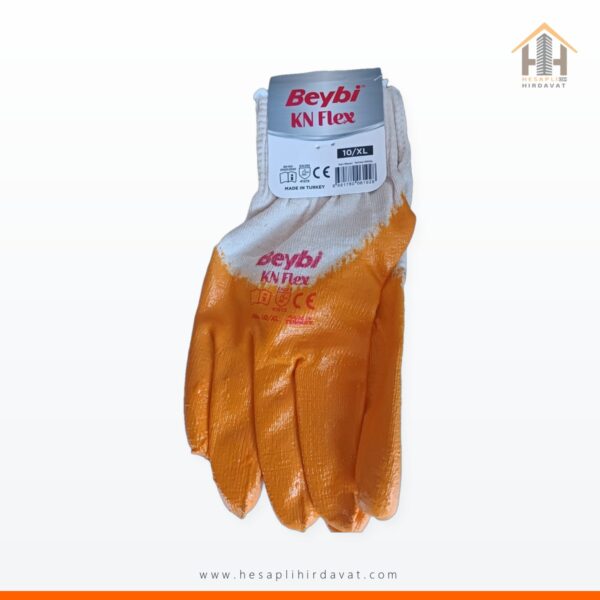 Beybi KN Flex İş Eldiveni 10 XL Sarı Kaplamalı EN388 4121X