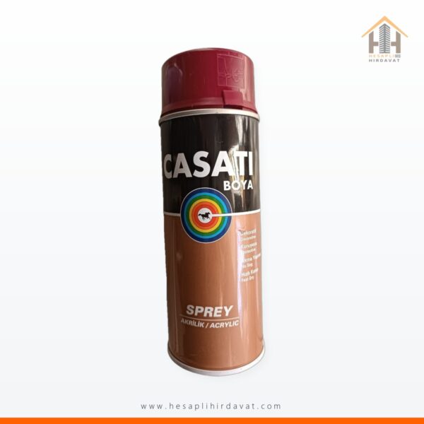 Casati Akrilik Sprey Boya 400 ml S321 Düz Bordo
