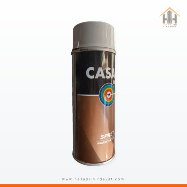 Casati Akrilik Sprey Boya 400 ml S342 Düz Açık Gri