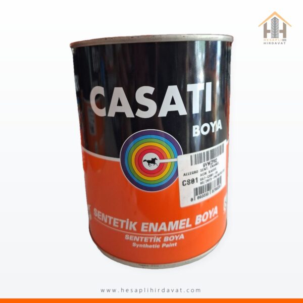 Casati Allegro Sentetik Enamel Boya 0,75 L C801 Açık Kahve