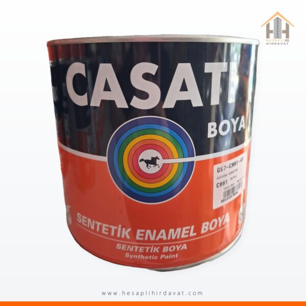 Casati Allegro Sentetik Enamel Boya 2,5 kg C001 Beyaz