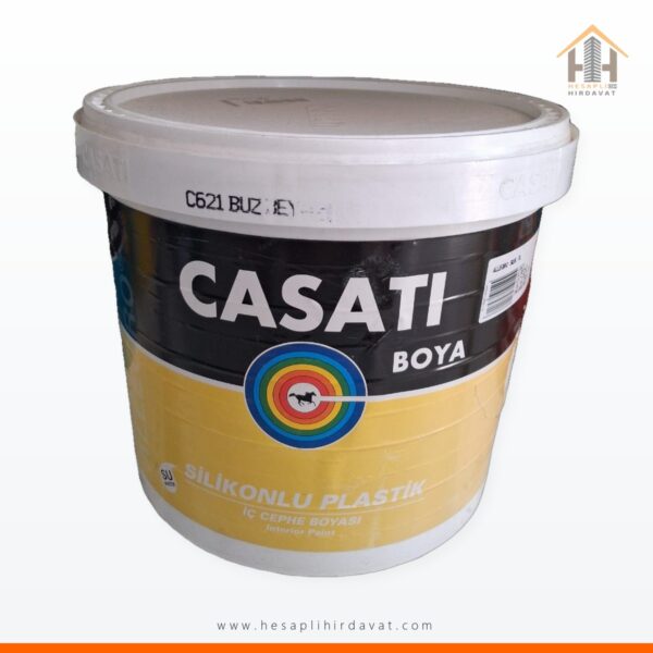 Casati Allegro Silikonlu Plastik İç Cephe Boyası 20 kg C621 Buz Beyazı