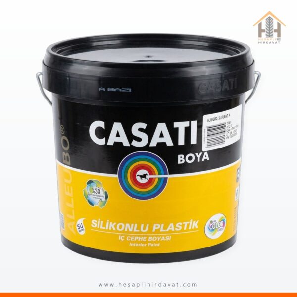 Casati Allegro Silikonlu Plastik İç Cephe Boyası Baz A 1001