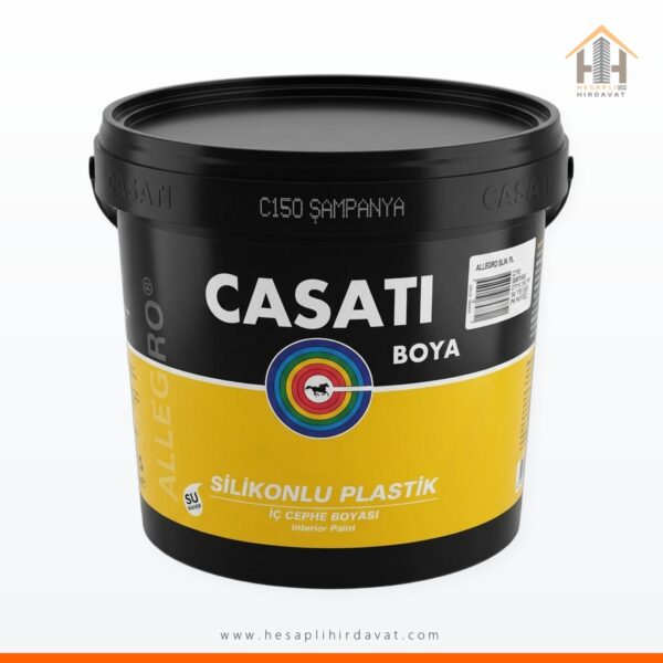 Casati Allegro Silikonlu Plastik İç Cephe Boyası C150 Şampanya