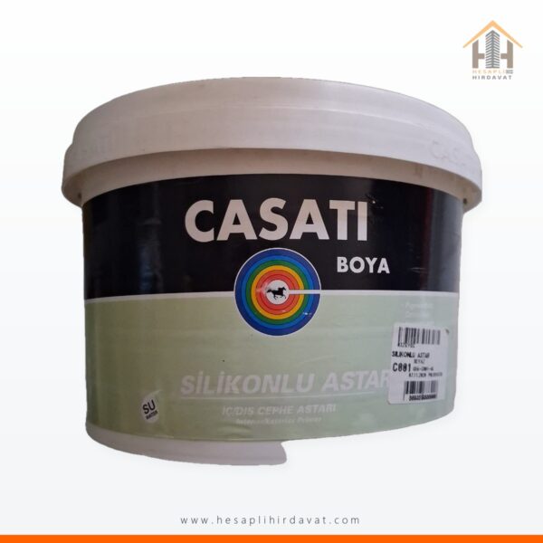 Casati Silikonlu Astar 3,5 kg C001 Beyaz Su Bazlı İç Dış Cephe Astarı