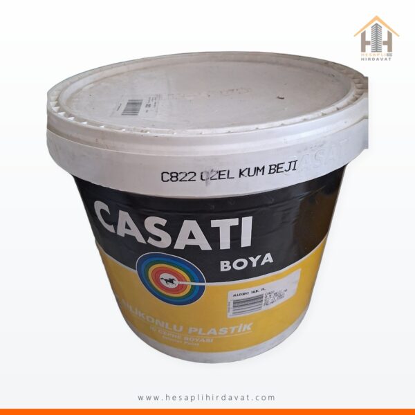 Casati Silikonlu Plastik İç Cephe Boyası 20 kg C822 Özel Kum Beji