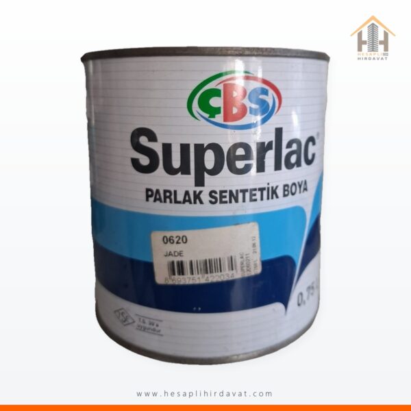 ÇBS Superlac Parlak Sentetik Boya 0,75 L 0620 Jade