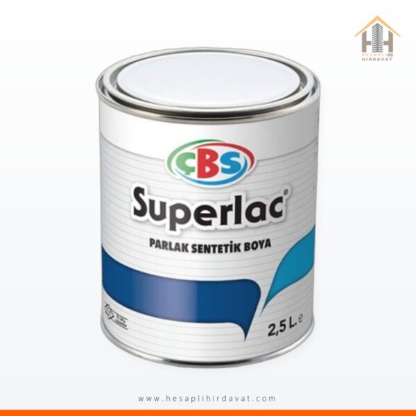 ÇBS Superlac Parlak Sentetik Yağlı Boya (2,5 LT 3,5 KG - 0,75 LT 1 KG)