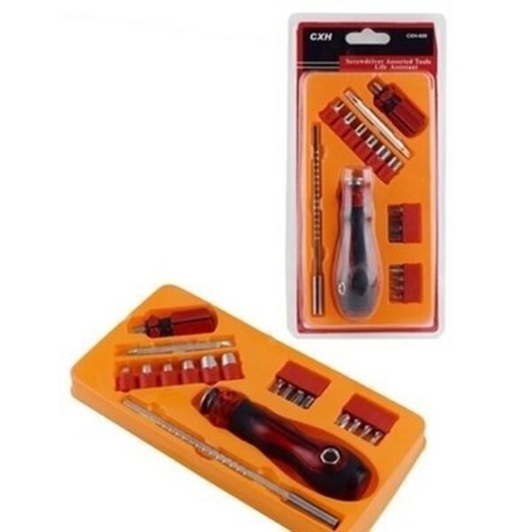 CHX609 Bits UÇ Seti Lokma Takımı Tornavida Seti 18 Parça Set