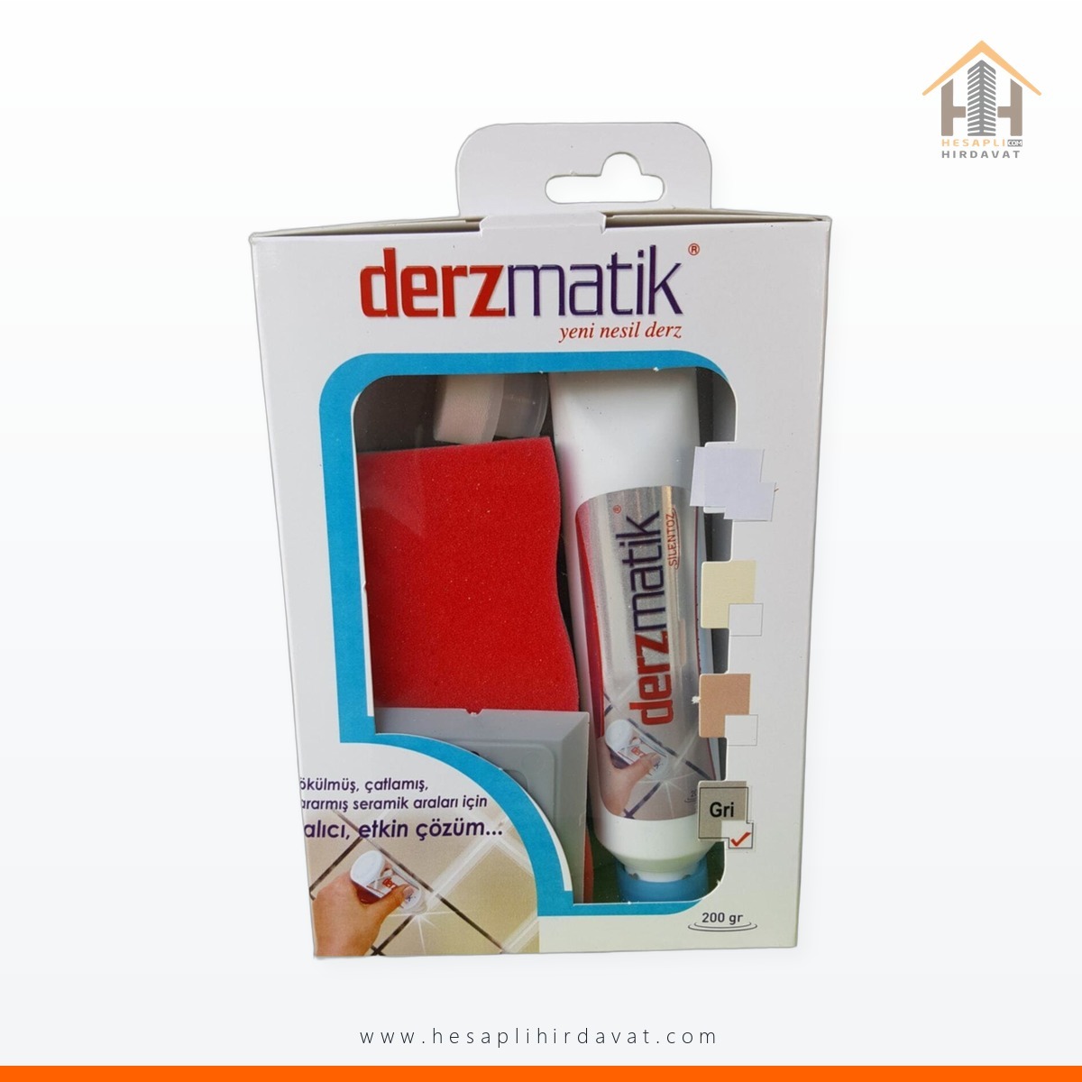 derzmatik-kutulu-set-200gr-gri-hh-11225 Derzmatik Kutulu Set 200Gr GRİ