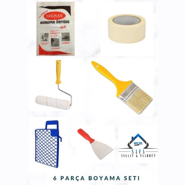 Duvar Boyama Seti 6 Parça