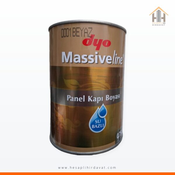 DYO Massiveline Su Bazlı Panel Kapı Boyası Beyaz 0,75 L