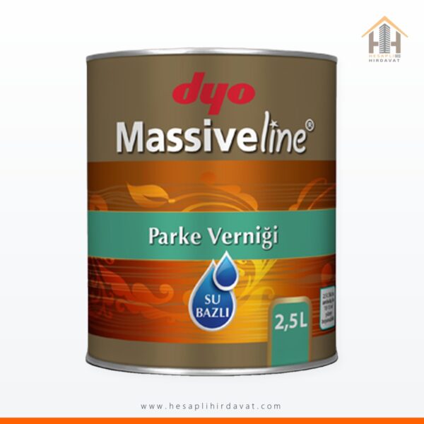 DYO Massiveline Su Bazlı Parke Verniği Parlak 2,5 L