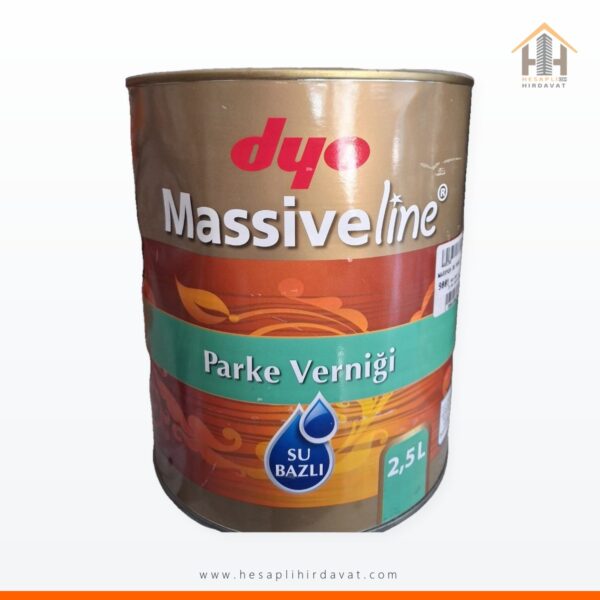 DYO Massiveline Su Bazlı Parke Verniği Parlak 2,5 L