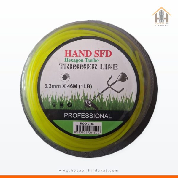 Hand SFD Misina 3,3 mm 46 m Altıgen Turbo Tırpan Misinası Kod 0150