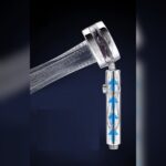 Hesaplı Hırdavat Masajlı Duş Başlığı Turbo Serinletici Pervaneli Start Stop Tuşu Duş