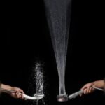 Hesaplı Hırdavat Masajlı Duş Başlığı Turbo Serinletici Pervaneli Start Stop Tuşu Duş