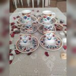 Kahve Fincan Takımı 6 Kişilik 12 Parça Topkapı Desen
