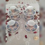 Kahve Fincan Takımı 6 Kişilik 12 Parça Topkapı Desen