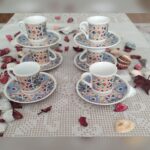 Kahve Fincan Takımı 6 Kişilik 12 Parça Topkapı Desen