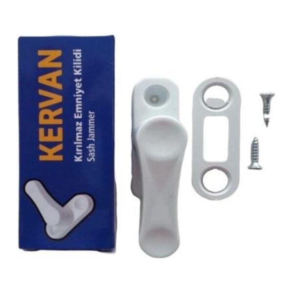 Kervan Plastik Pencere Emniyet Kilidi - 10 Adet