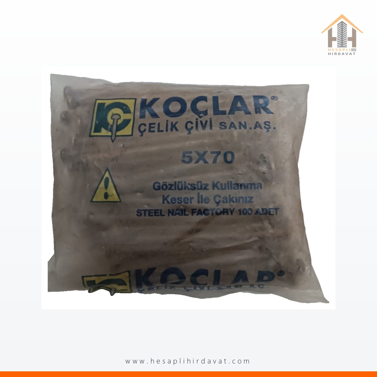 koclar-celik-beton-civisi-5x70-mm-100-adet-1 Koçlar Çelik Beton Çivisi 5x70 mm 100 Adet