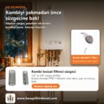 Kombi Tesisat Filtresi (SÜZGECİ) Petek Kombi Bakımı Filtre 1/2" Ve 3/4" Filtre Birlikte Gönderilir - kullanım