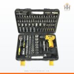 Korumalı Çelik Şanzuman Şarjlı Matkap 108 Pcs Crv Çeliği Profesyonel Parlak Lokma Takımı