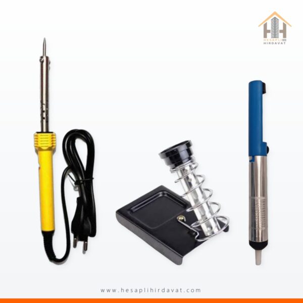 Lehim Seti Multimetreli Elektronik Tamir Seti 7 Parça Havya Stand Pompa