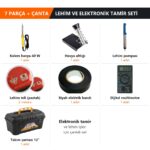 Lehim Seti Multimetreli Elektronik Tamir Seti 7 Parça Havya Stand Pompa