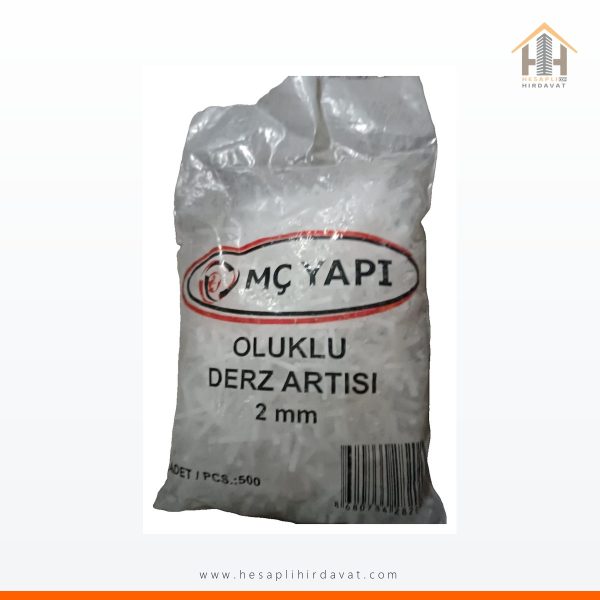 MÇ Yapı Oluklu Derz Artısı 2 mm 500 Adet Fayans Artısı