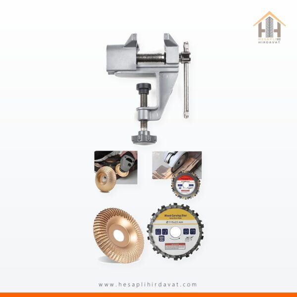 Mini Masa Mengenesi 38 mm ve Ahşap Törpü Eğe Disk Seti Zincirli Testere Diskli