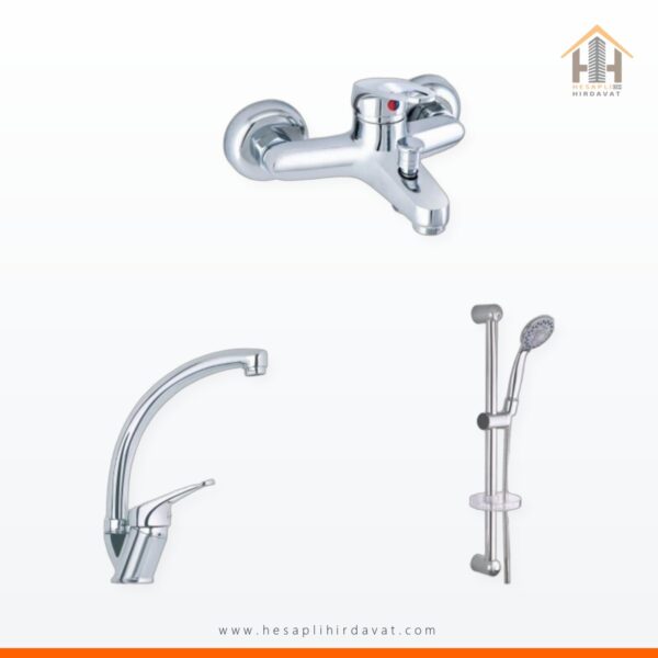 Mix Kuğu Evye Ve Banyo Bataryası + Sürgülü Duş Takımı