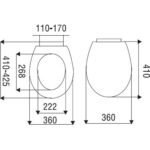 Nkp Comfort Alttan Sıkmalı Kırılmaz Klozet Kapağı 0301