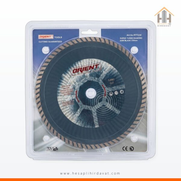 Orient Elmas Testere 230 mm Turbo Kesme Diski 22 mm Delik