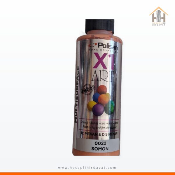 Polisan X1 Art Multisurface Hobi Boyası 120 ml. Tüm Renkler Mevcuttur