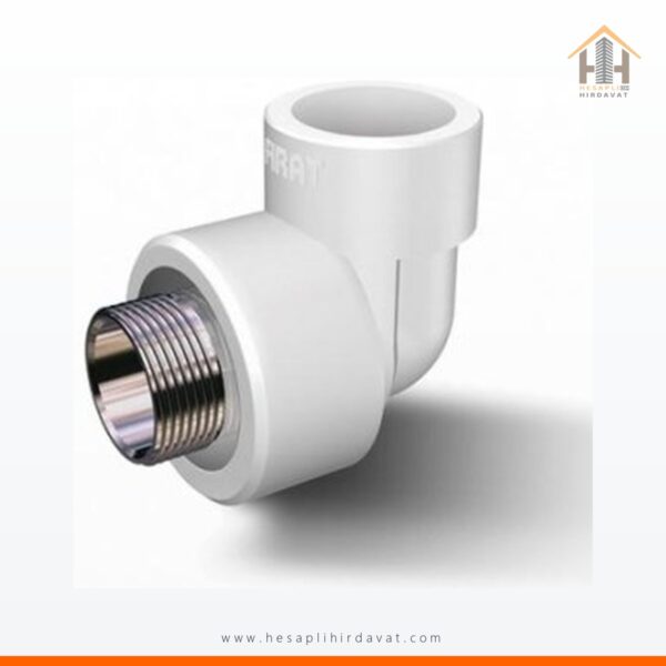 PPRC Dış Dişli Dirsek 20x1/2-25x1/2-20x3/4 Fırat Sıcak Soğuk Su Tesisatı