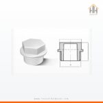 PPRC Kör Tapa (Dişli Tapa) 32 mm 10'lu paket Fırat Sıcak Soğuk Su Tesisatı