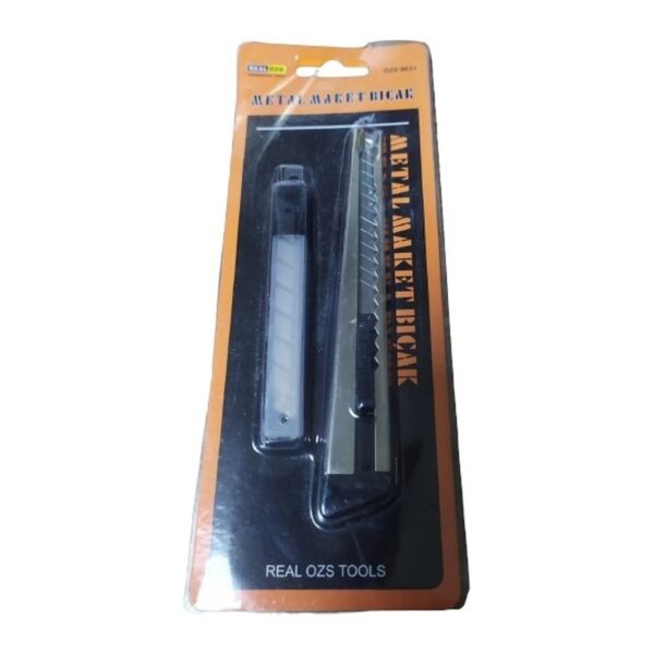 Real Öz Ufak Metal Bıçağı 10 adet Yedekli Set