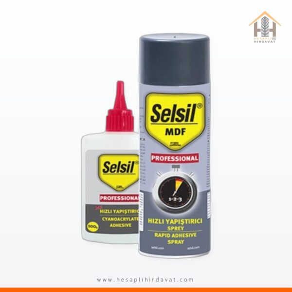 Selsil Hızlı Yapıştırıcı 400 ml+ 100 gr Büyük Boy (YENİ TARİHLİ)