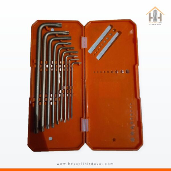 Şir E-8 Yıldız Torx Alyan Anahtar Seti Kutulu