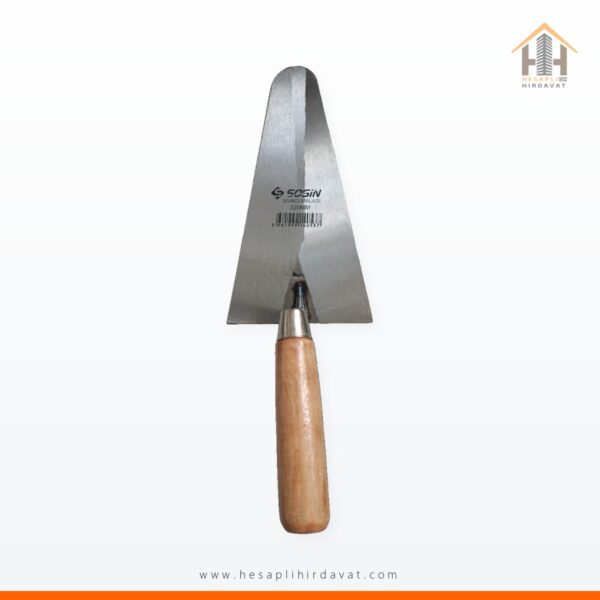 Sosin Sıvacı Malası 22 cm Ahşap Saplı Çelik Sıva Malası