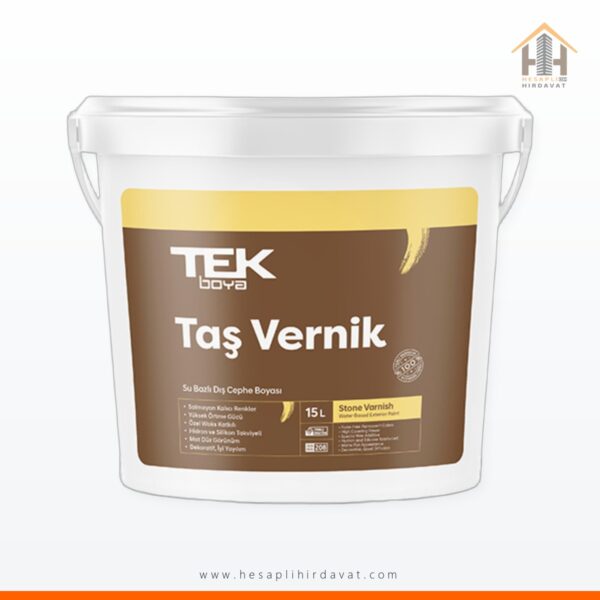SU BAZLI TAŞ VERNİK 2,5 LİTRE Seramik veya Taş Yüzeylerde Gönül Rahatlığı ile kullanım