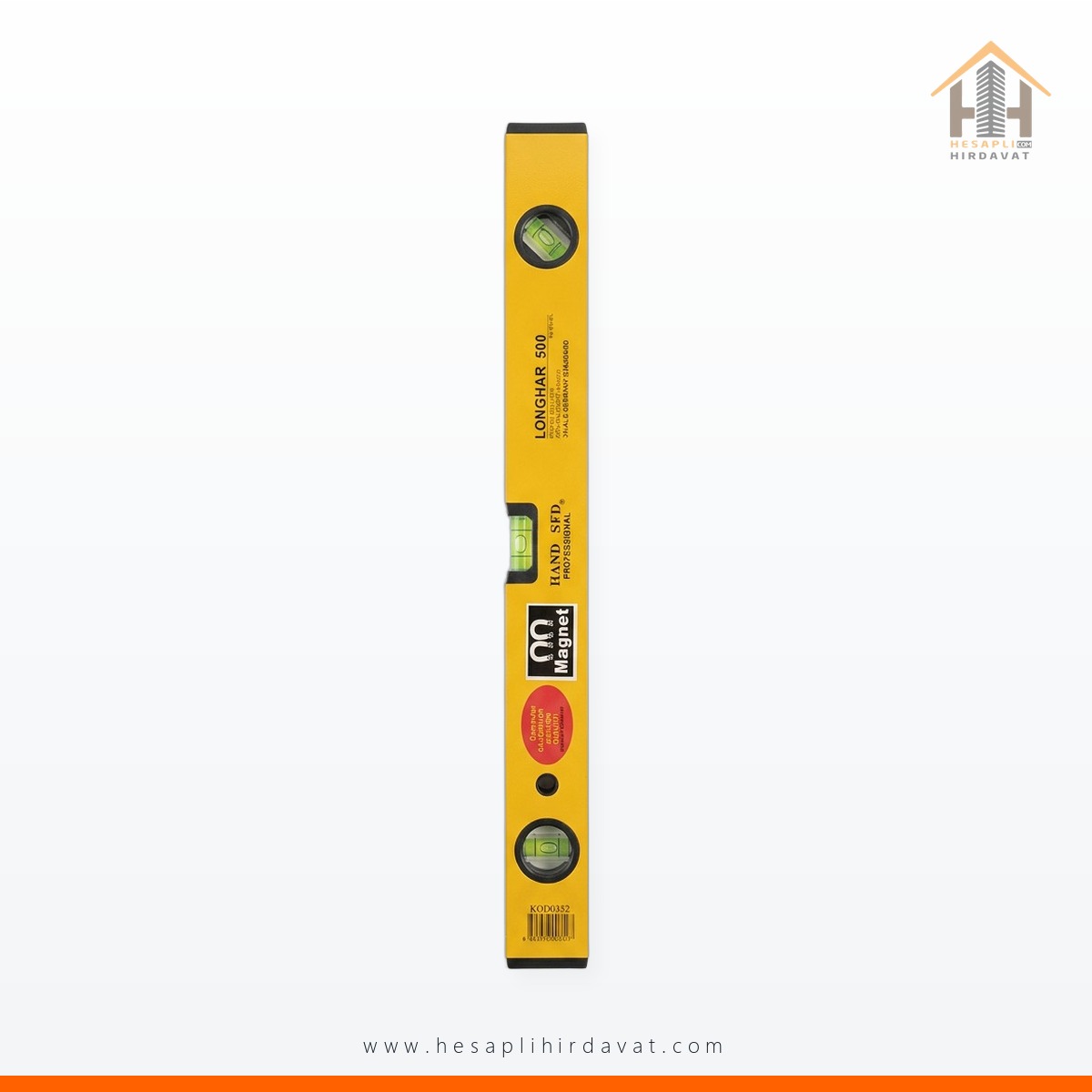 su-terazisi-50-cm-sari-aluminyum-govde-1-ana Su Terazisi 50 cm Sarı Alüminyum Gövde