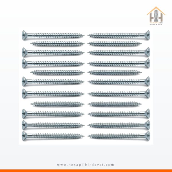 Sunta Vidası 5x100 mm Havşa Başlı 20 Adet